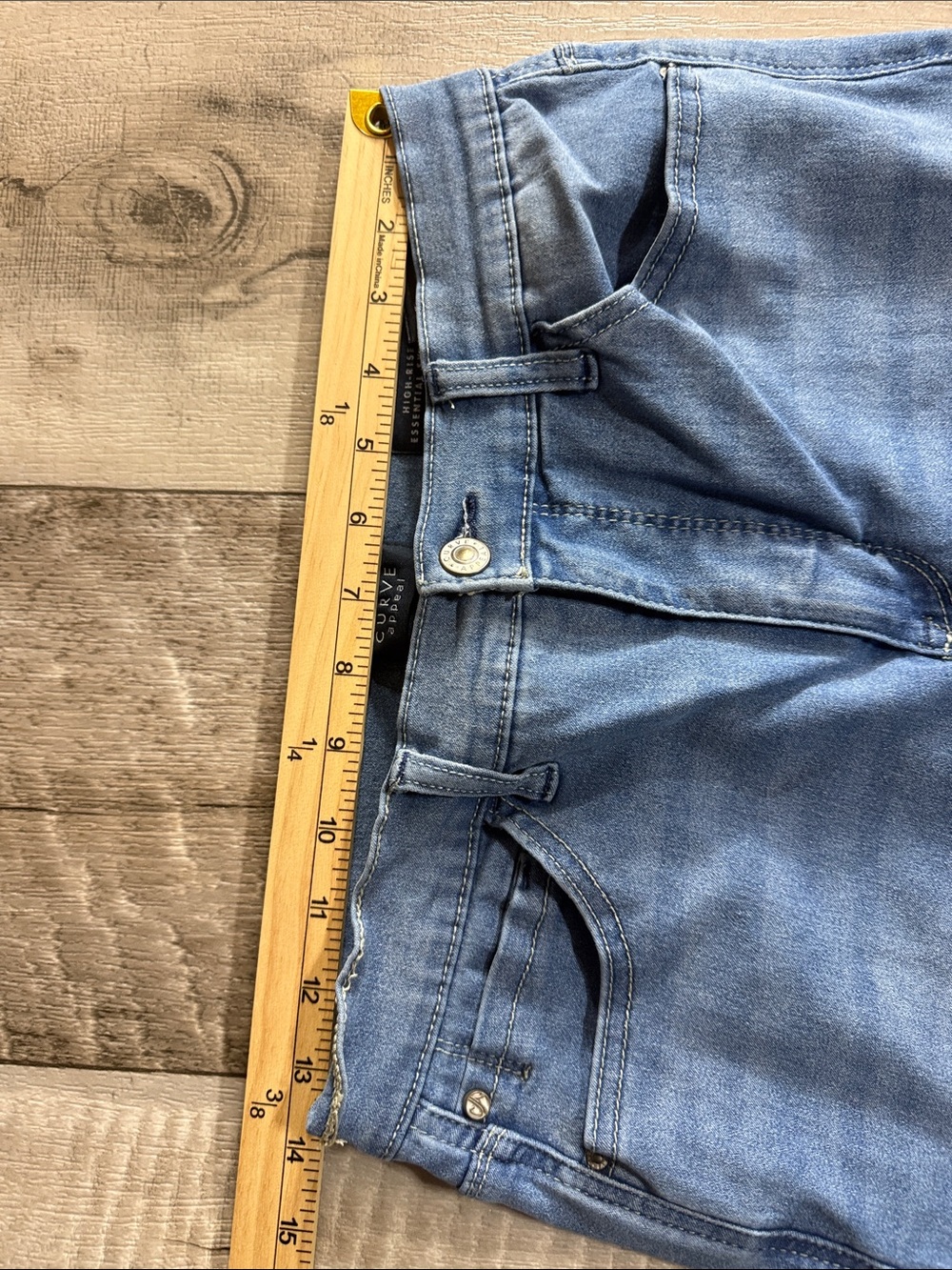 Curve Appeal High-Rise Essential Skinny Jeans - Light Blue